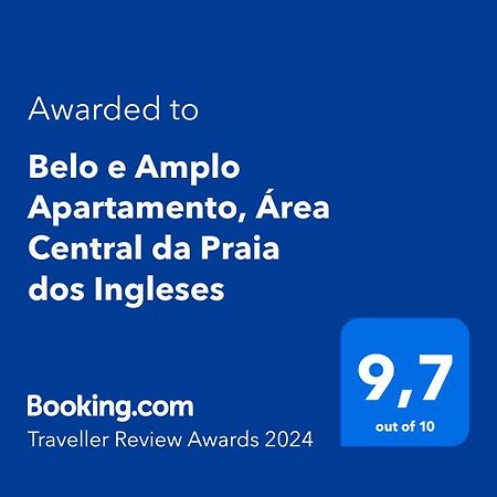Belo E Amplo Apartamento, Area Central Da Praia Dos Ingleses Florianópolis Kültér fotó